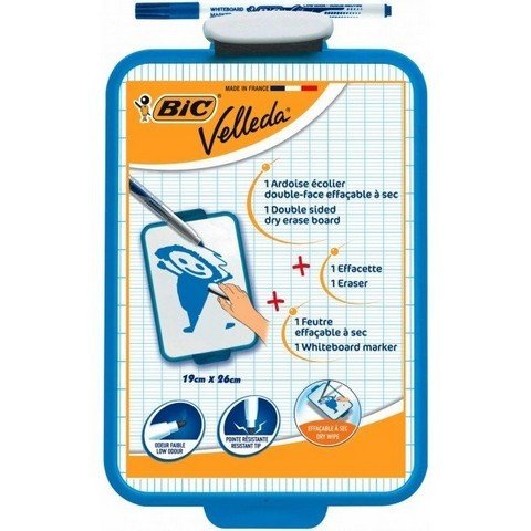 Bic Beyaz Yazı Tahtası 19x26 cm (Silgi ve Kalem Hediyeli)