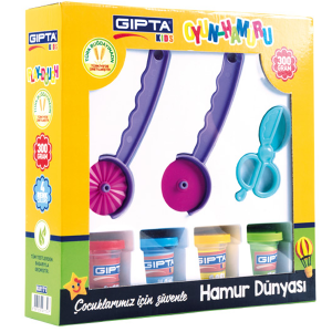 Gıpta Oyun Hamuru Hamur Dünyası 300 GR 4 Renk