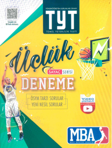 Evrensel İletişim YKS TYT VİDEO ÇÖZÜMLÜ ÜÇLÜK DENEME SAYAÇ SERİSİ