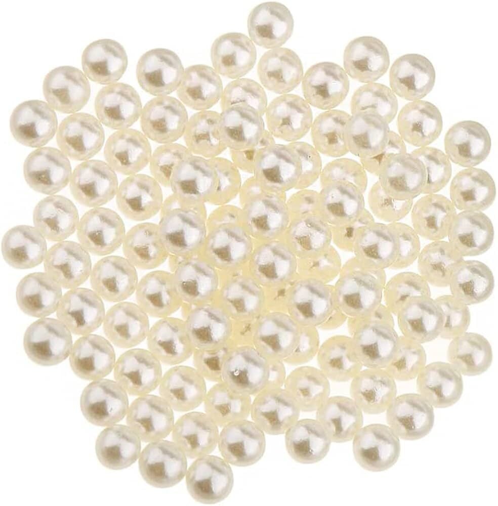 Plastik İnci 8mm 50Gr Kare Kutu