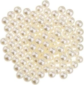 Plastik İnci 8mm 50Gr Kare Kutu