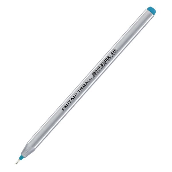 Pensan Tükenmez Kalem Triball 1.0 MM Bilye Uç Mavi Yeşil