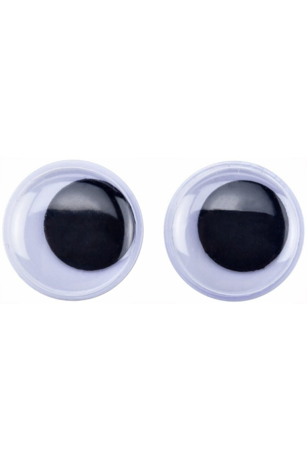 Beyaz Oynar Göz Kirpiksiz 10 Mm 100'lü