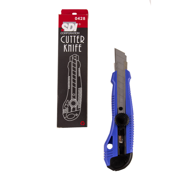 Sdi Maket Bıçağı Geniş Otomatik Kilitlemeli 0428