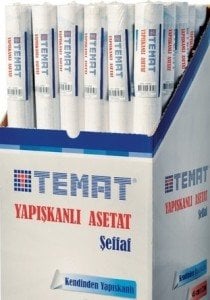 Temat Dijifix Yapışkanlı Asetat Rulo Şeffaf 45 cm x 10 mt