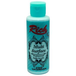 Rich Multi Surface Akrilik Boya 120 cc - Aquamarin