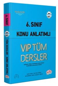 Editör Yayınları 6.SINIF TÜM DERSLER KONU ANLATIMLI MAVİ KİTAP