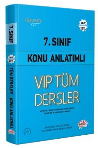 Editör Yayınları 7.SINIF TÜM DERSLER KONU ANLATIMLI MAVİ KİTAP