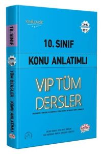 Editör Yayınları 10.SINIF TÜM DERSLER KONU ANLATIMLI MAVİ KİTAP
