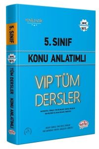 Editör Yayınları 5.SINIF TÜM DERSLER KONU ANLATIMLI MAVİ KİTAP