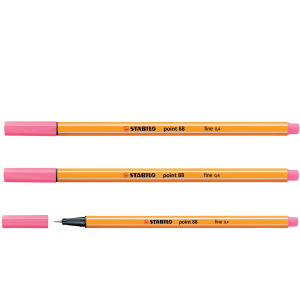 Stabilo Keçe Uçlu İnce Kalem 88 Point 0.4 mm Pembe