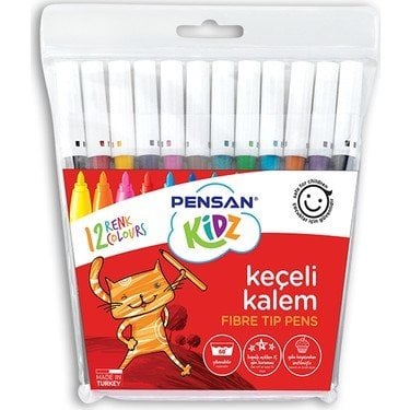 Pensan Kidz Keçeli Kalem 12'li