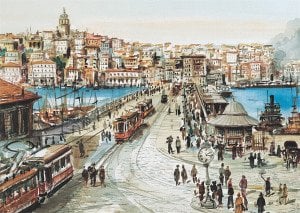 Keskin Puzzle 1000 Parça Galata Köprüsü 68x48