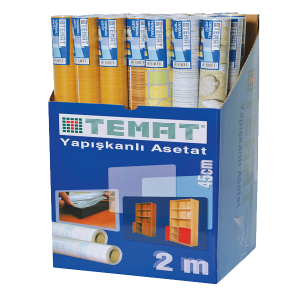Temat Yapışkan Folyo 45x2 m Ahşap Doğal Desen