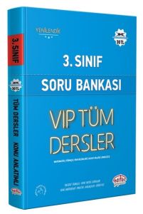 Editör Yayınları 3.SINIF TÜM DERSLER SORU BANKASI MAVİ KİTAP