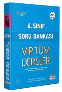 Editör Yayınları 6.SINIF TÜM DERSLER SORU BANKASI MAVİ KİTAP