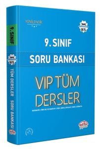Editör Yayınları 9.SINIF TÜM DERSLER SORU BANKASI MAVİ KİTAP