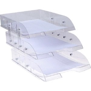 Mas 839 Hareketli Evrak Rafı 3'lü Şeffaf