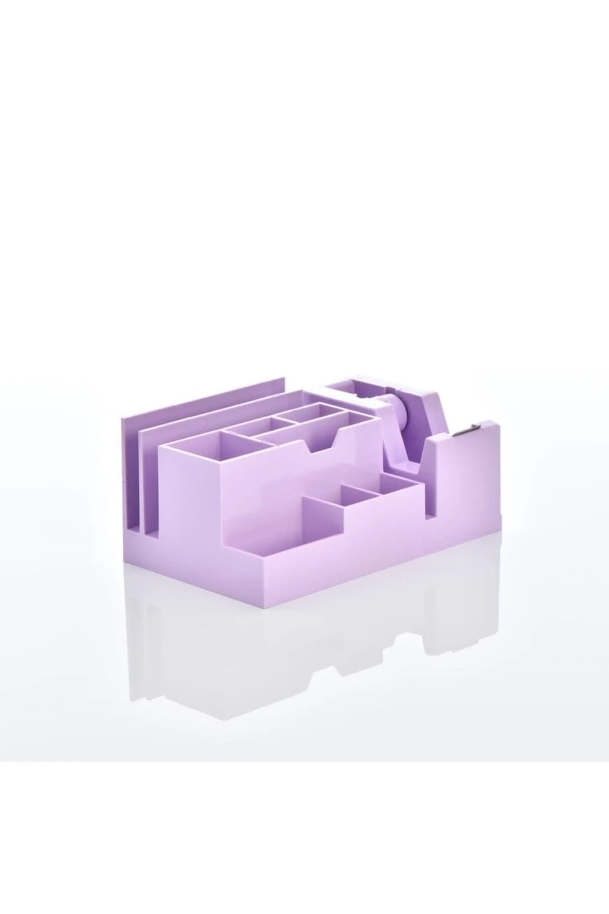 Ops Masa Seti Kalemlik Bant Makinalı Plastik Pastel Mor
