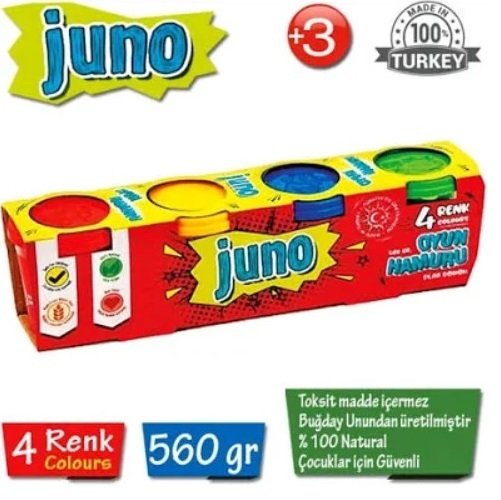 Juno Oyun Hamuru 560 GR 4'lü