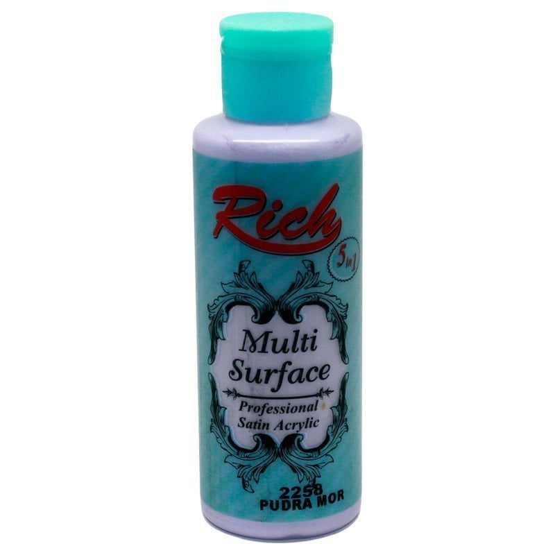 Rich Multi Surface Akrilik Boya 120 cc - Pudra Mor