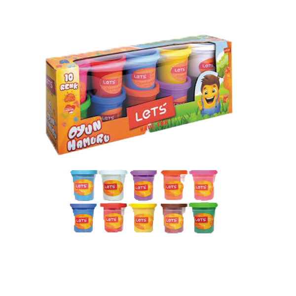 Lets Oyun Hamuru 10 Renk