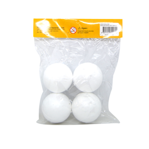 Puti Köpük Top 7 Cm 4 Lü