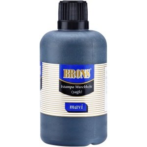 Brons Stampa Mürekkebi 500 gr Mavi