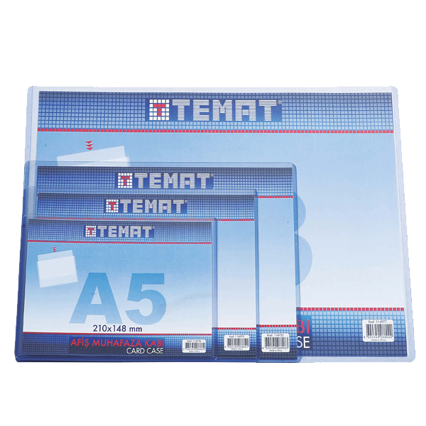 Temat Tabela Poşeti (Afiş Muhafaza Kabı) A5