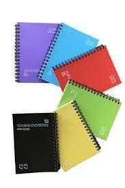 Gıpta Fresco Spiralli Düz Plastik Defter A6 72 YP Çizgili