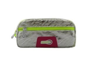 Kalemlig Kalem Kutusu Chromance Drone Üç Bölmeli Suni Deri