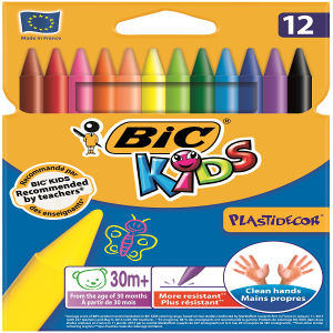 Bic Pastel Boya Plastidecor Karton Kutu 12 Lİ