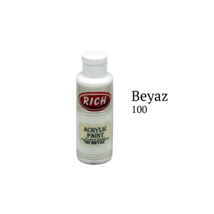 Rich Akrilik Boya 120 cc - Beyaz