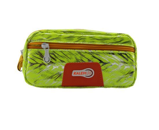 Kalemlig Kalem Kutusu Chromance Drone Üç Bölmeli Suni Deri