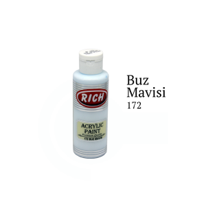 Rich Akrilik Boya 120 cc - Buz Mavisi