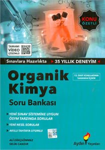 Aydın Yayınları Organik Kimya Soru Bankası Tamamı Video Çözümlü