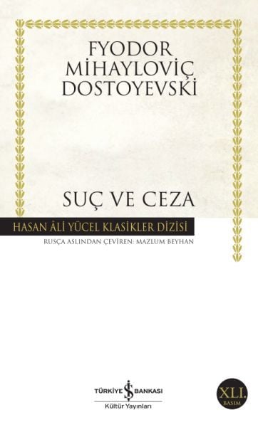 İş Bankası Kültür Yayınları Suç ve Ceza Hasan Ali Yücel Klasikleri