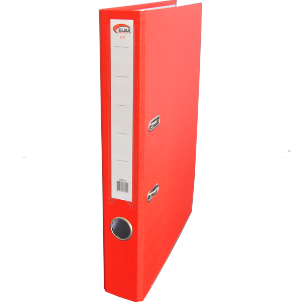 Elba 10'lu Klasör Plastik Lüx Dar- Kırmızı