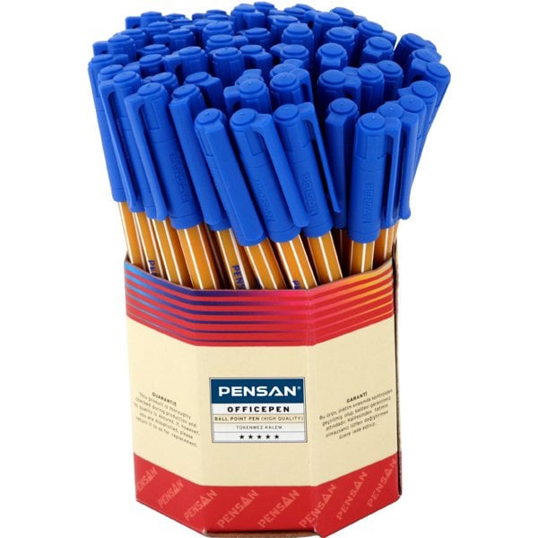 Pensan Tükenmez Kalem Office Pen Mavi