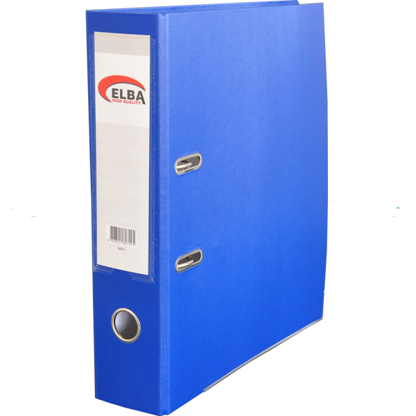 Elba 10'lu Klasör Plastik Lüx Geniş - Mavi