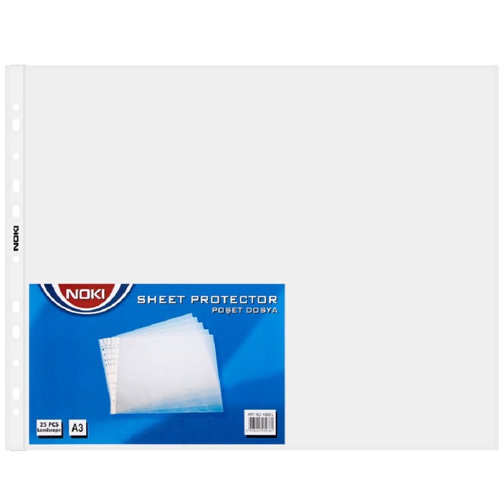 Noki A3 Poşet Dosya Yatay 25'li