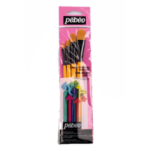 Pebeo 4'lü Fırça Seti Kedi Dili No:1 /4-3/8-1/2-5/8 4