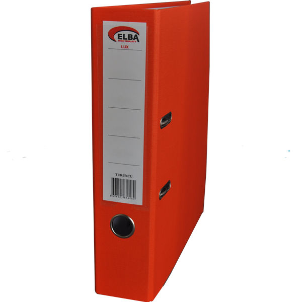 Elba 10'lu Klasör Plastik Lüx Geniş - Turuncu