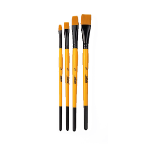 Pebeo 4'lü Fırça Seti Düz Kesik No:1 /4-3/8-1/2-5/8