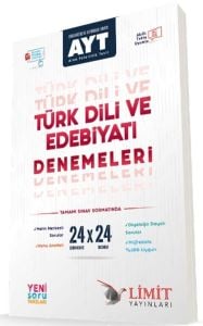 Limit Yayınları AYT Türk Dili ve Edebiyatı 24X24 Denemeleri
