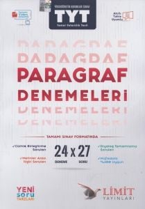Limit Yayınları TYT Kronometre Paragraf 24X27 Denemeleri