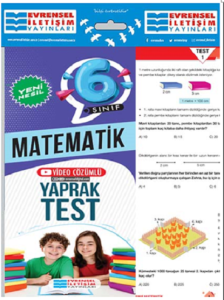 Evrensel İletişim 6.SINIF YENİ NESİL MATEMATİK YAPRAK TEST