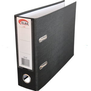 Elba Telgraf A5 Klasör 10'lu Plastik Lüx Geniş - Siyah