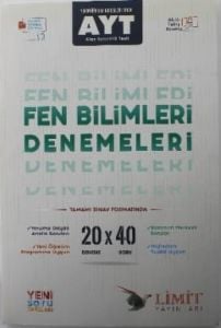 AYT Fen Bilimleri 20x40 Deneme Sınavı Limit Yayınları