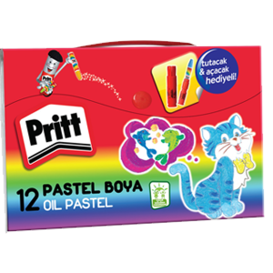 Pritt Pastel Boya Çantalı 12 Renk